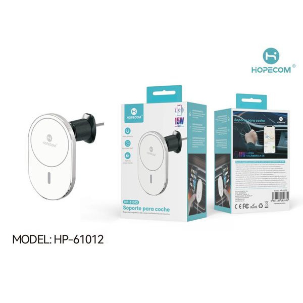 Soporte Magnético con Carga HP-61012 15w Salida de Aire