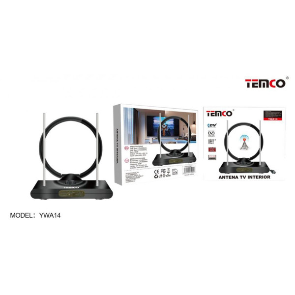 Antena Television Interior con Aro YWA14