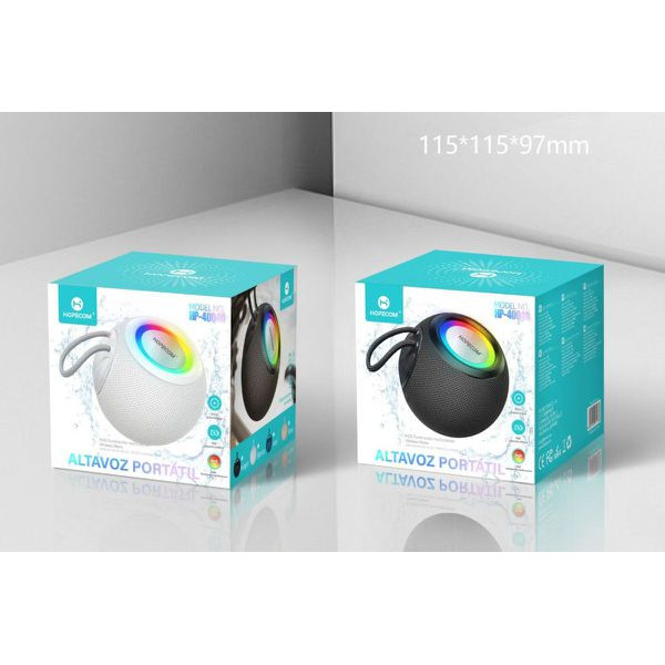 Altavoz con Luz Incorporda Modelo HP-40040 / Play USB/TF Card y Radio FM