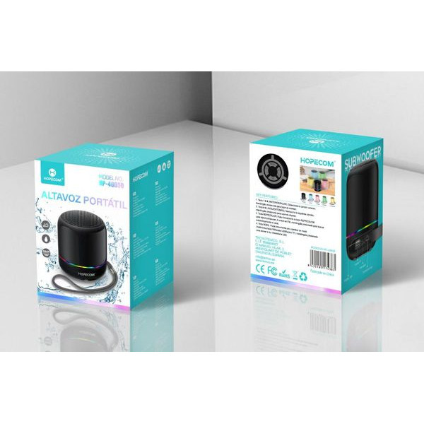 Altavoz Bluetooth Modelo HP-40050 / Play USB/TF Card y Radio FM