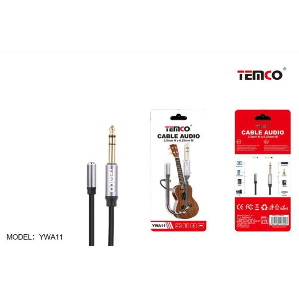 Cable Audio 3.5MM H/6.35MM YWA11