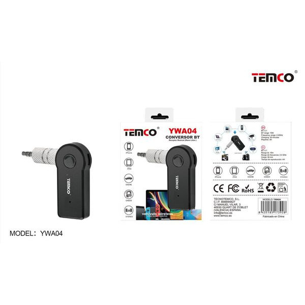 Conversor de Bluetooth de Coche Jack 3.5 MM YWA04