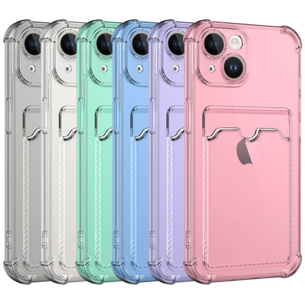 Funda TPU de Color con Tarjetero para iPhone 14