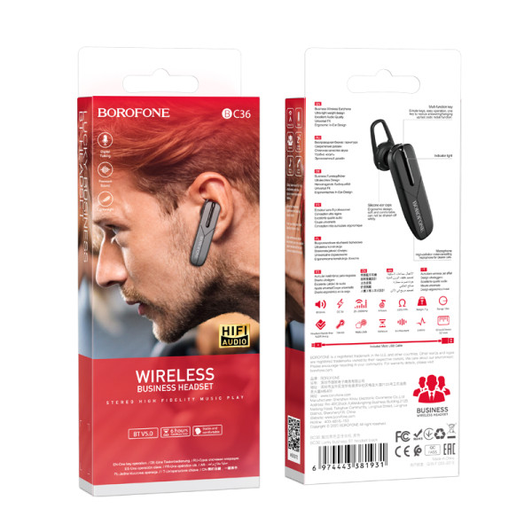 Auricular inalambrico en HIFI AUDIO BC36