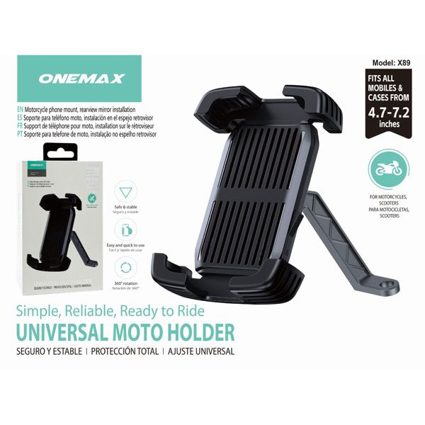 Soporte Movil Para Moto Restrovisor X89