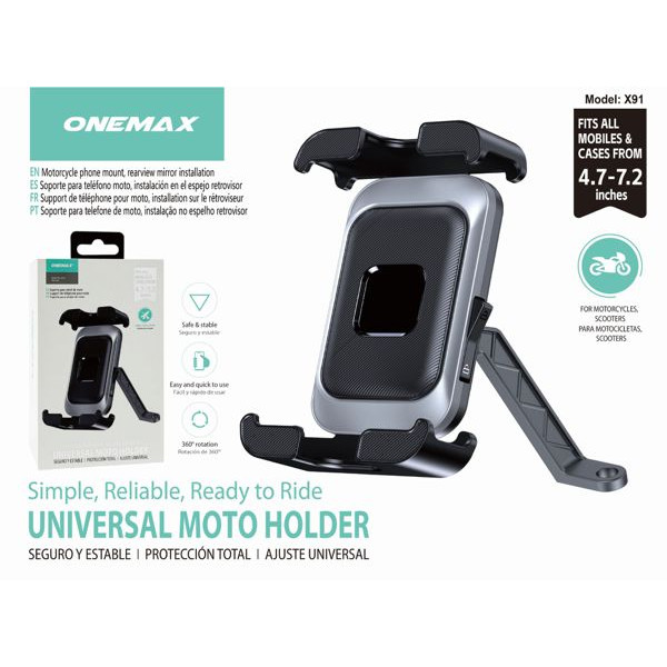 Soporte Movil para Moto Retrovisor X91