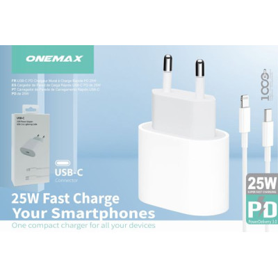 Cargador de Carga Rapido Con Cable Lightning 25w MHC92BGR
