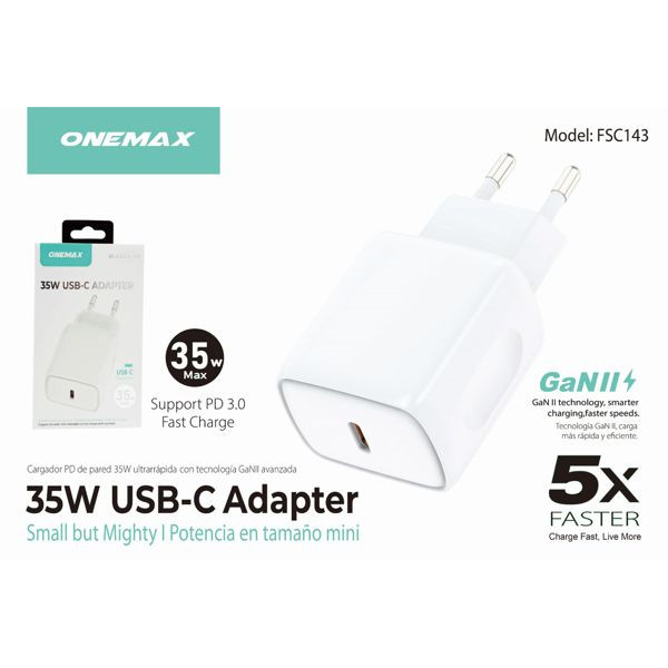 Adaptador Cargador Rapido PD 35W FSC143