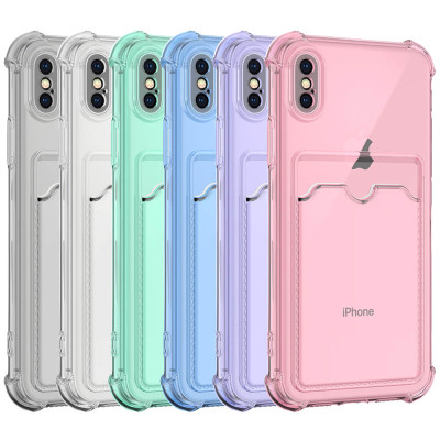 Funda TPU de Color con Tarjetero iPhone X / XS
