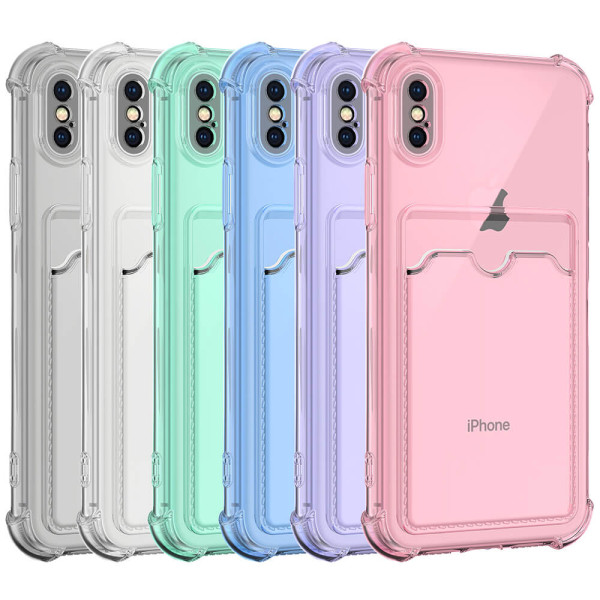 Funda TPU de Color con Tarjetero iPhone X / XS