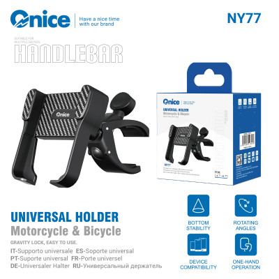 Soporte Bicicleta o Motocicleta Universal con Mantaje Manillar para 4.7"-6.7" Onice NY77