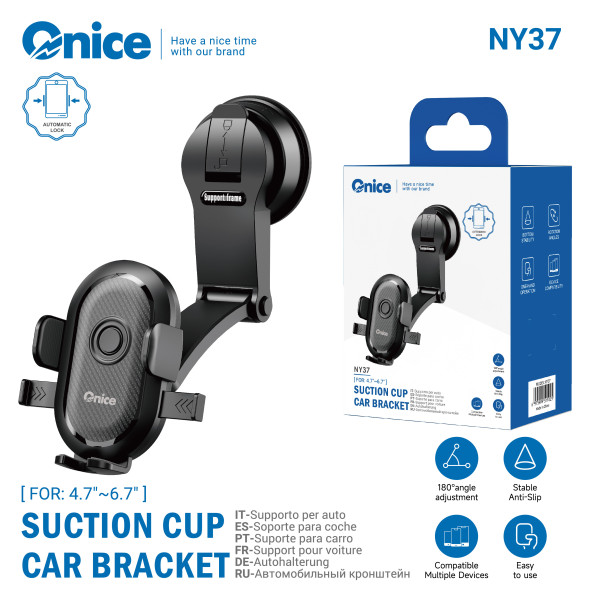 Soporte Coche con Ventosa de 4.7"-6.7" ONICE NY37