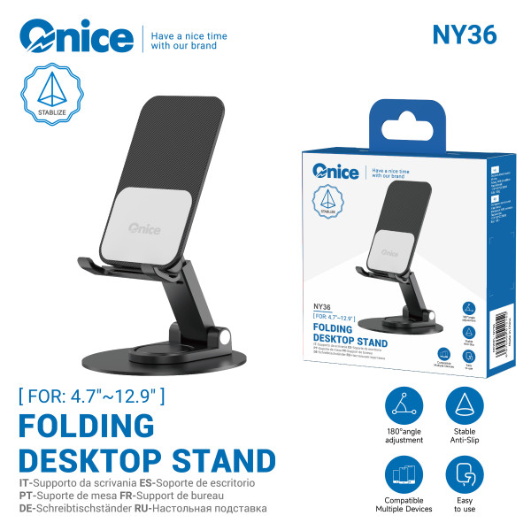 Soporte de Escritorio para Movil Plegable y Ajustable ONICE 4.7"-12.9" NY36