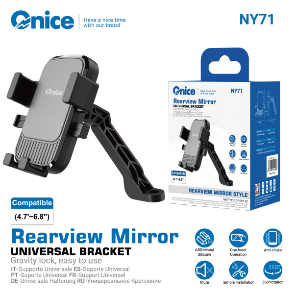 Soporte Movil Para Moto Restrovisor NY71