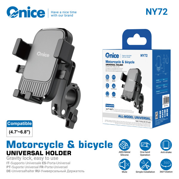 Soporte Bici Universal con Mantaje Manillar ONICE NY72