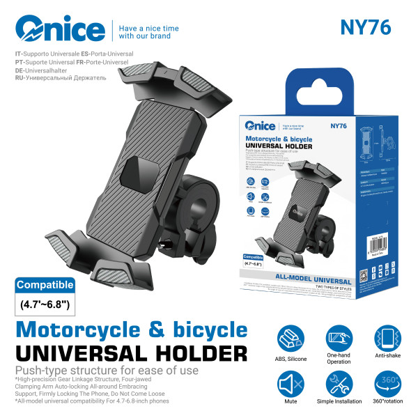 Soporte Bici Universal con Mantaje Manillar ONICE NY76