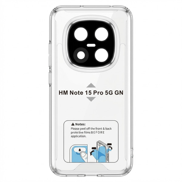 Funda Rígida Transparente Antigolpe Para Redmi Note 15 Pro 5G