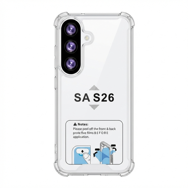 Funda Rígida Transparente Antigolpe Para Samsung S26