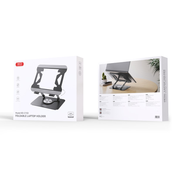 Soporte de Aluminion Giratorio para Mesa - Apto para iPad Pro 12.9" y Ordenadores