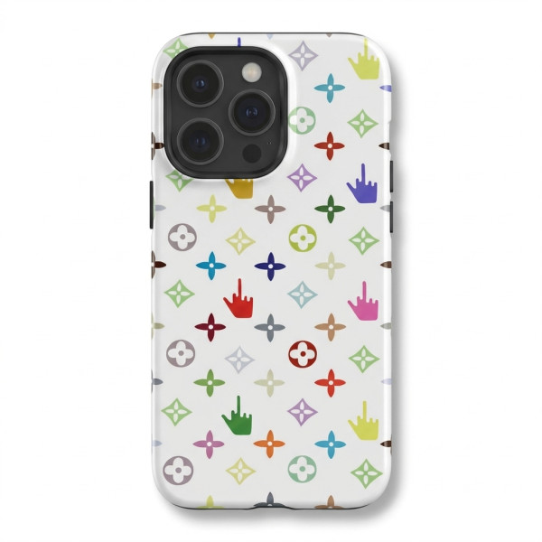 Funda Dibujos de Plastico Doble en Louis para iPhone 16 Pro