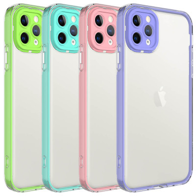 Funda de Teléfono con Borde Color para iPhone 11 Pro Max