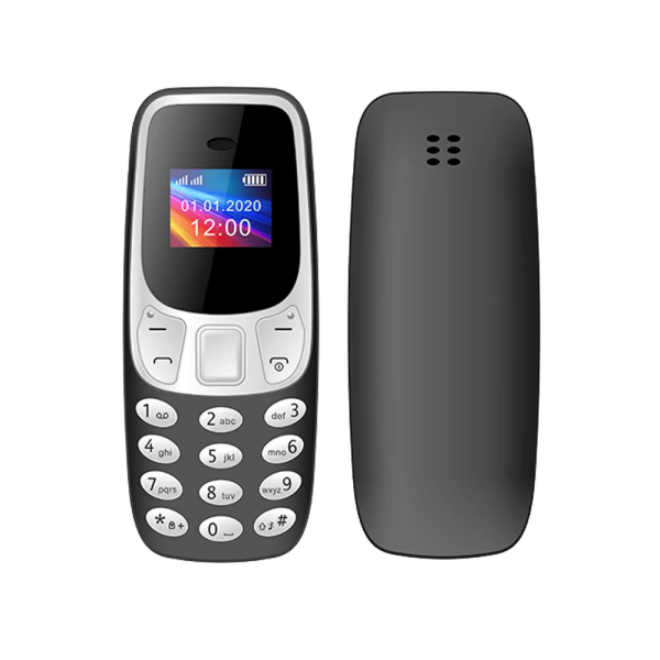 Bm10 Mini Movil. El Movil Mas Pequeño Del Mundo Con Doble Sim Y Multifunción Negro