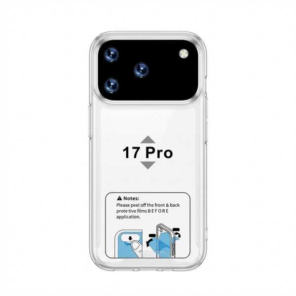 Funda Rígida Transparente Antigolpe Para iPhone 17 Pro