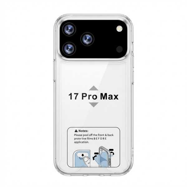 Funda Rígida Transparente Antigolpe Para iPhone 17 Pro Max
