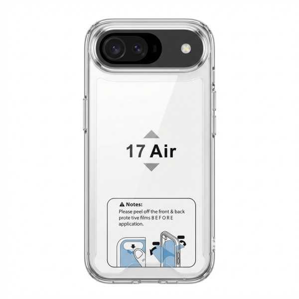 Funda Rígida Transparente Antigolpe Para iPhone 17 Air