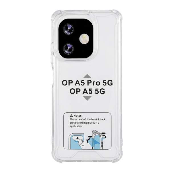 Funda Rígida Transparente Antigolpe Para Oppo A5 4G / 5G