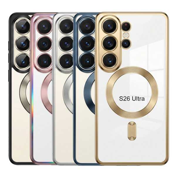 Funda transparente Magsafer Premiun en Color Samsung S26 Ultra