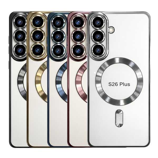 Funda transparente Magsafer Premiun en Color Samsung S26 Plus
