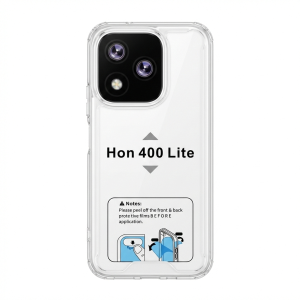 Funda Rígida Transparente Antigolpe Para Honor 400 Lite