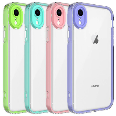 Funda de Teléfono con Borde Color para iPhone XR