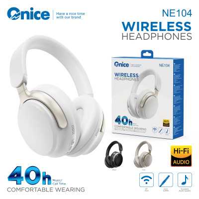 Cascos Inalambrico Bluetooth Con Cancelacion Ruido 40H NE104