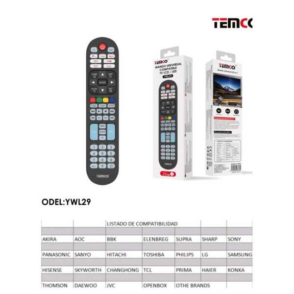 Mando Universal 25 en 1 YWL29