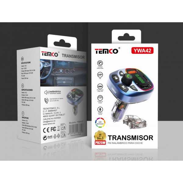 YWA42 25W Cargador De Coche