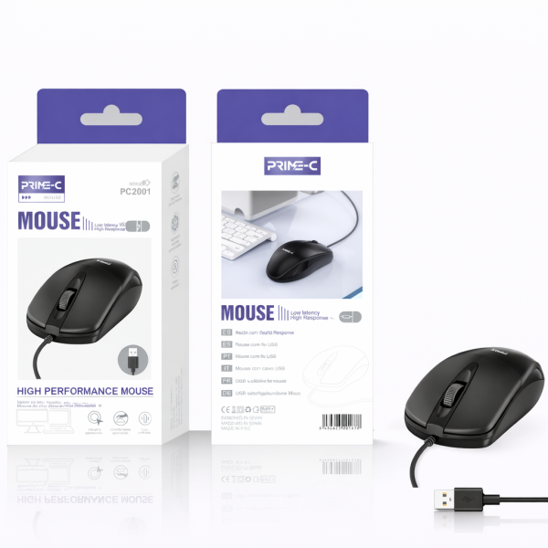Raton Con Cable Mouse PC2001