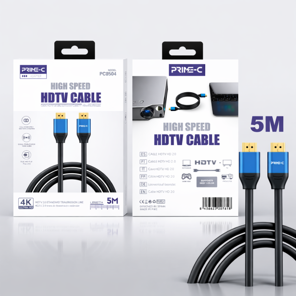 Cable HDMI 4K HIGH SPEED PC8504-5M