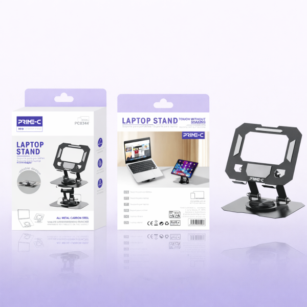 Soporte de Metal Giratorio para Mesa - Apto para iPad Pro 12.9" PC8344
