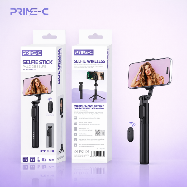 Palo Selfie con Mando de Bluetooth PC8326