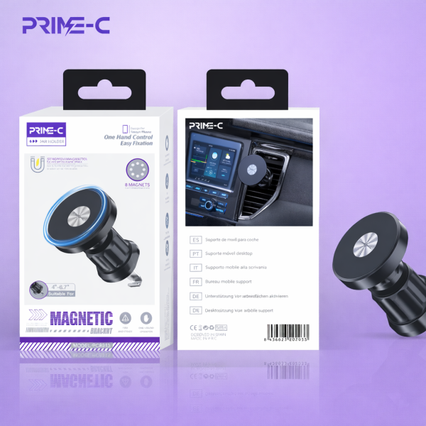 Soporte Magnetico 2 en 1 Gancho de Aire Y Montaje Adhesivo PC8313