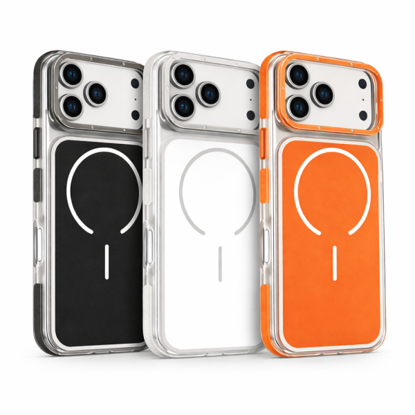 Funda Doble Color con Magsafe Marco Metal Movil para iPhone 17 Pro