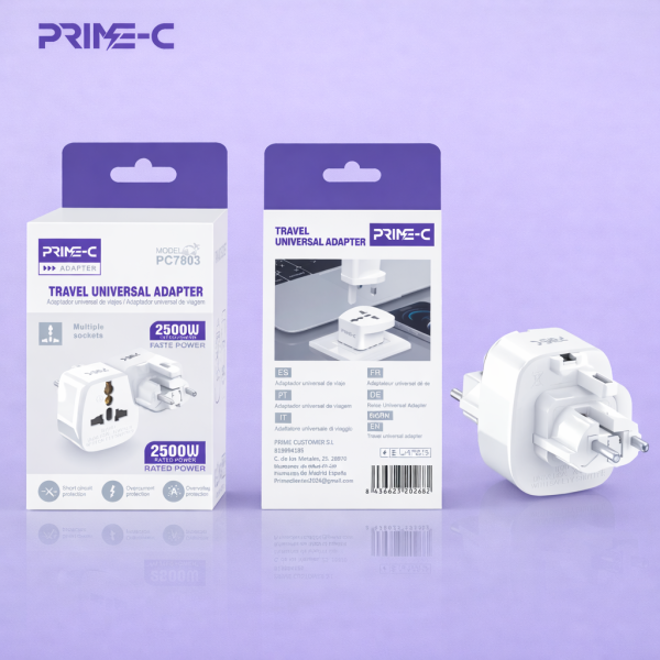Adaptador Universal de Enchufe de Diferente Paises PC7803