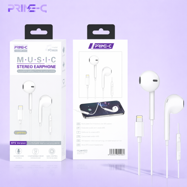 Auriculares con Microfono de Lightning PC5826-L