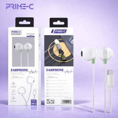 Auriculares Type-C con Microfono PC5829-WH