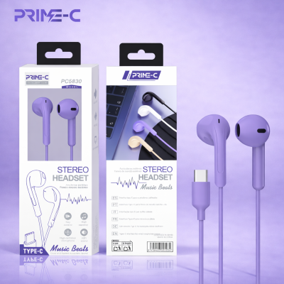 Auriculares Type-C con Microfono PC5830-PR