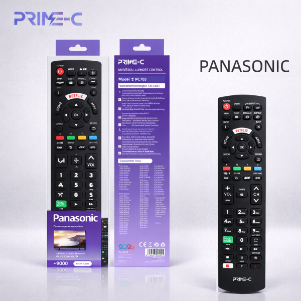 Mando PANASONIC para Television Sin Instalacion para Usar PC7603