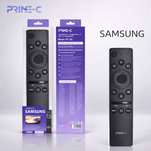 Mando SAMSUNG SMART para Television Sin Instalacion para Usar PC7605