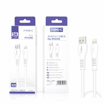 Cable USB - Lightning 3A Carga Rápida y Segura PC8803-WH